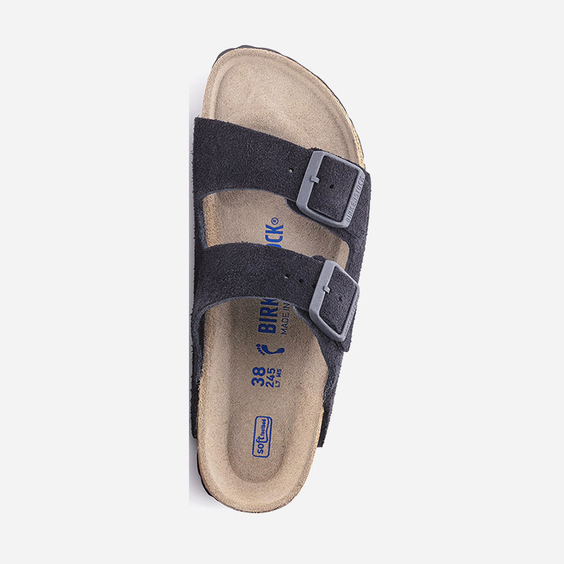 Arizona Soft Footbed Midnight Suede Leather Narrow