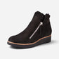 Opal Fur Black Suede