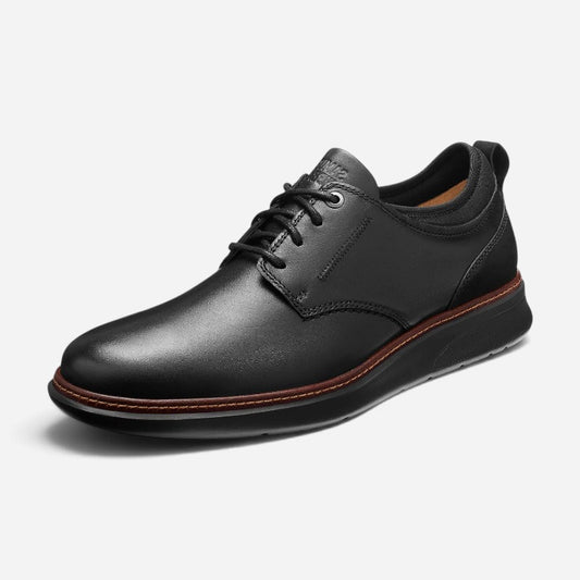 Men's Rafael Lace Up Black Leather/Black Sole