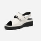 Wilminton 1349W White Nappa/Black Patent Trim