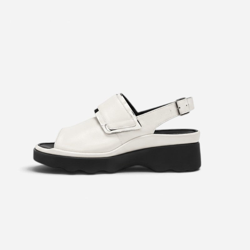 Wilminton 1349W White Nappa/Black Patent Trim